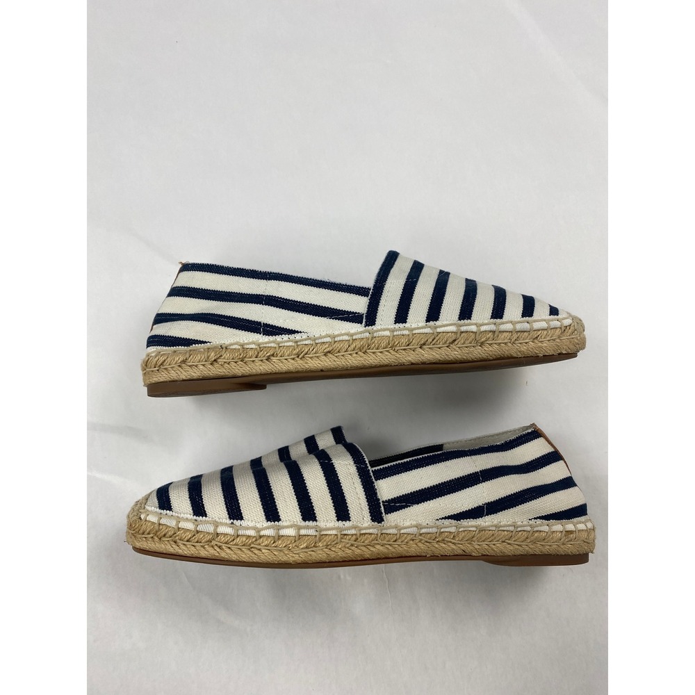 Vionic Vlerie Striped Espadrilles Flat Women's Size 8 Blue White Comfort - Picture 3 of 12